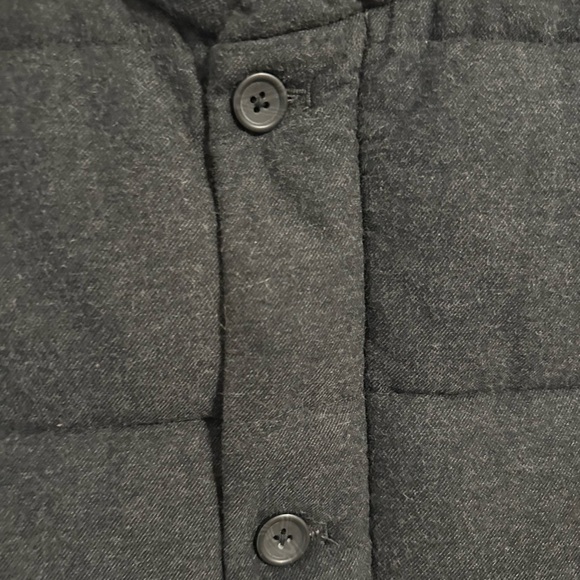 Banana Republic Factory Gray Heather Quilted Puffer Vest Size XL Outdoor - Picture 7 of 8